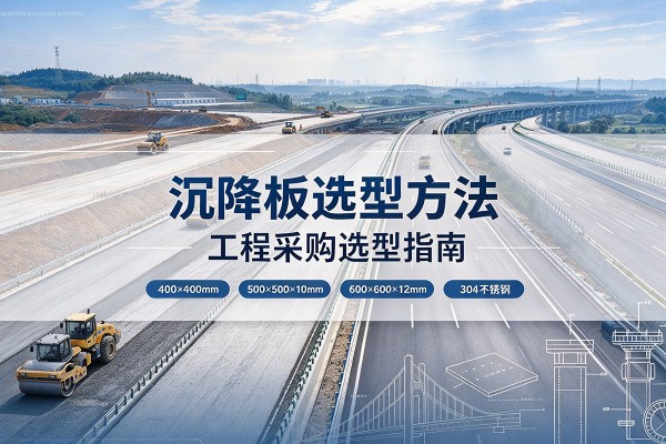 云城沉降板选择方法