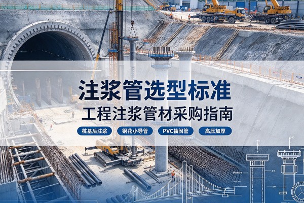 云城注浆管选型标准